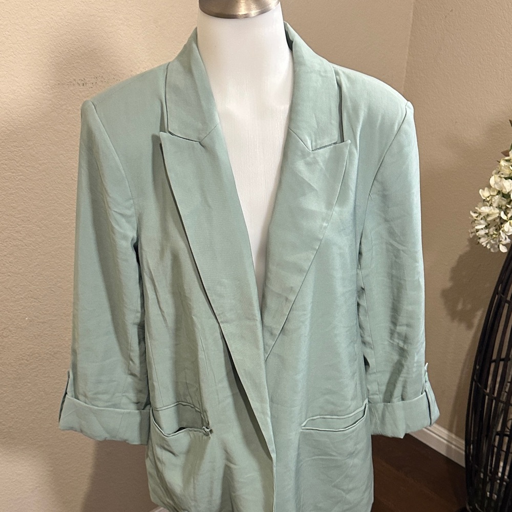 Simply Vera Vera Wang Light Green Blazer size XL box 3